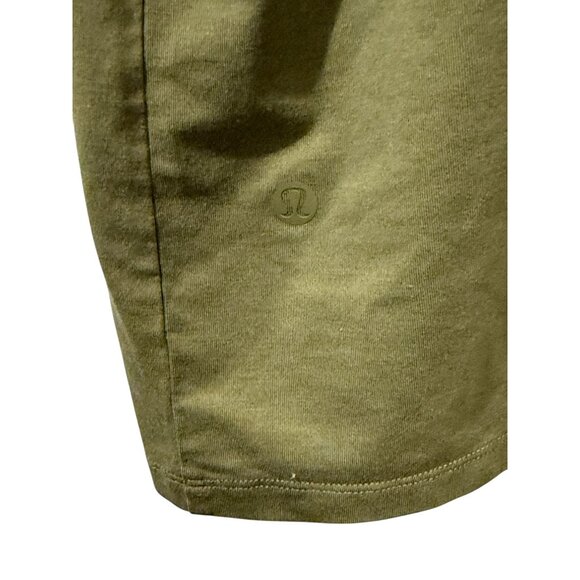 Lululemon Mens Olive Green Crew Neck Short Sleeve T-Shirt size medium (see descr - Picture 3 of 3